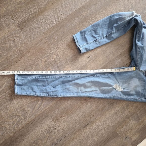 Articles of Society US Women Sz 25 Sarah Skinny Fit Light Wash Jeans Distressed - Picture 10 of 12